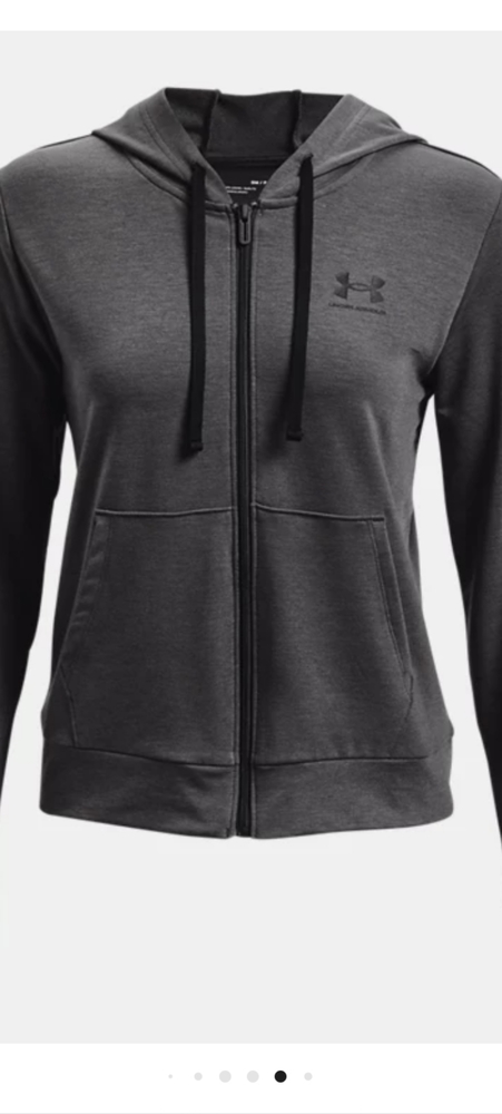Womens under Armor rival Terry FZ hoodie